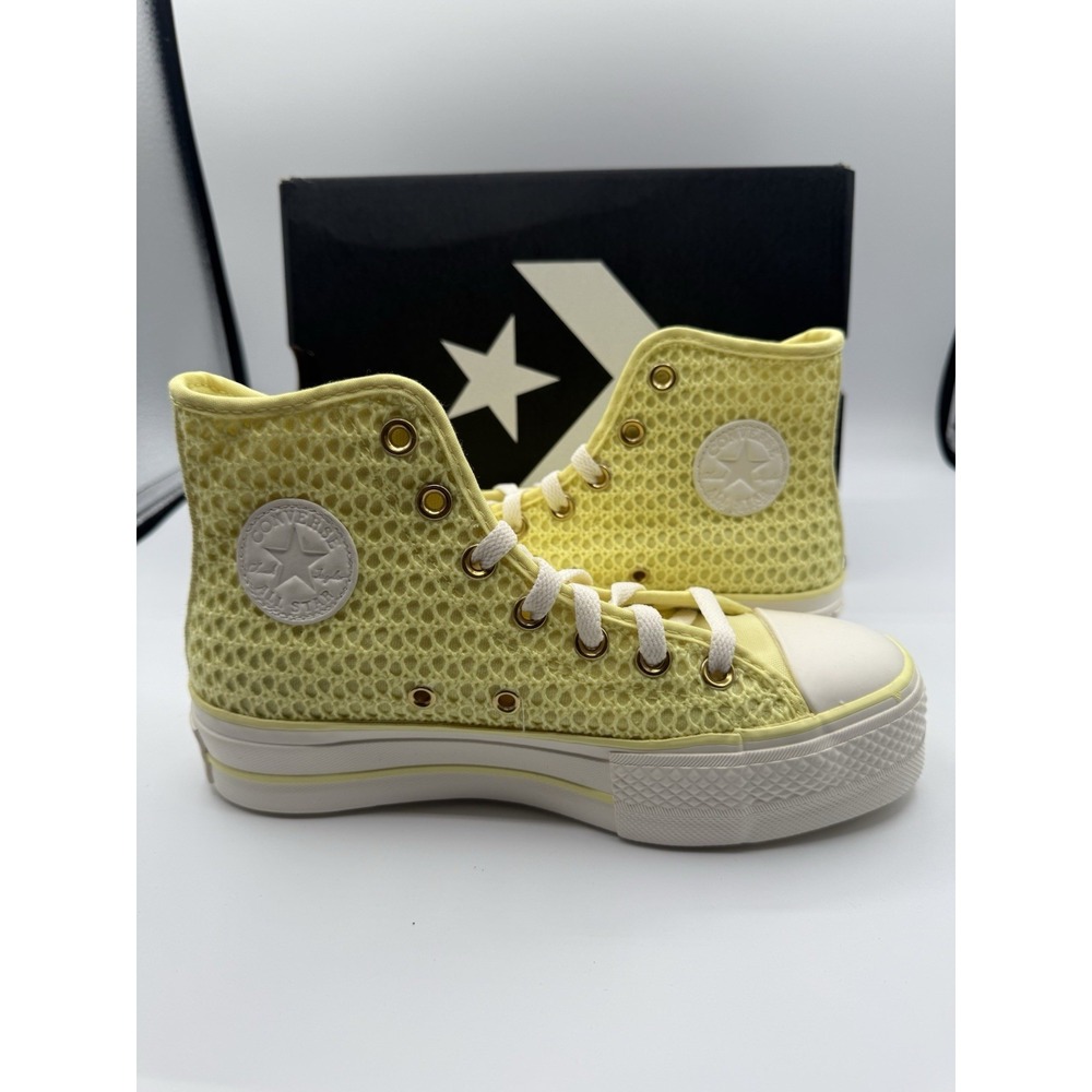 Converse Chuck Taylor CTAS Lift High Top‎ RARE Lemon Slushy Women's 6 {A14967C}